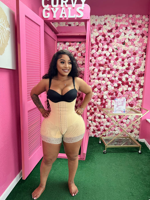Strapless Faja - With Built In Waist Trainer