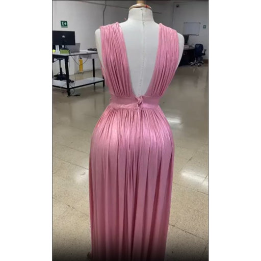 Make a Statement with this Open Back Sleeveless Mermaid Prom Dress - Curvy Gyals