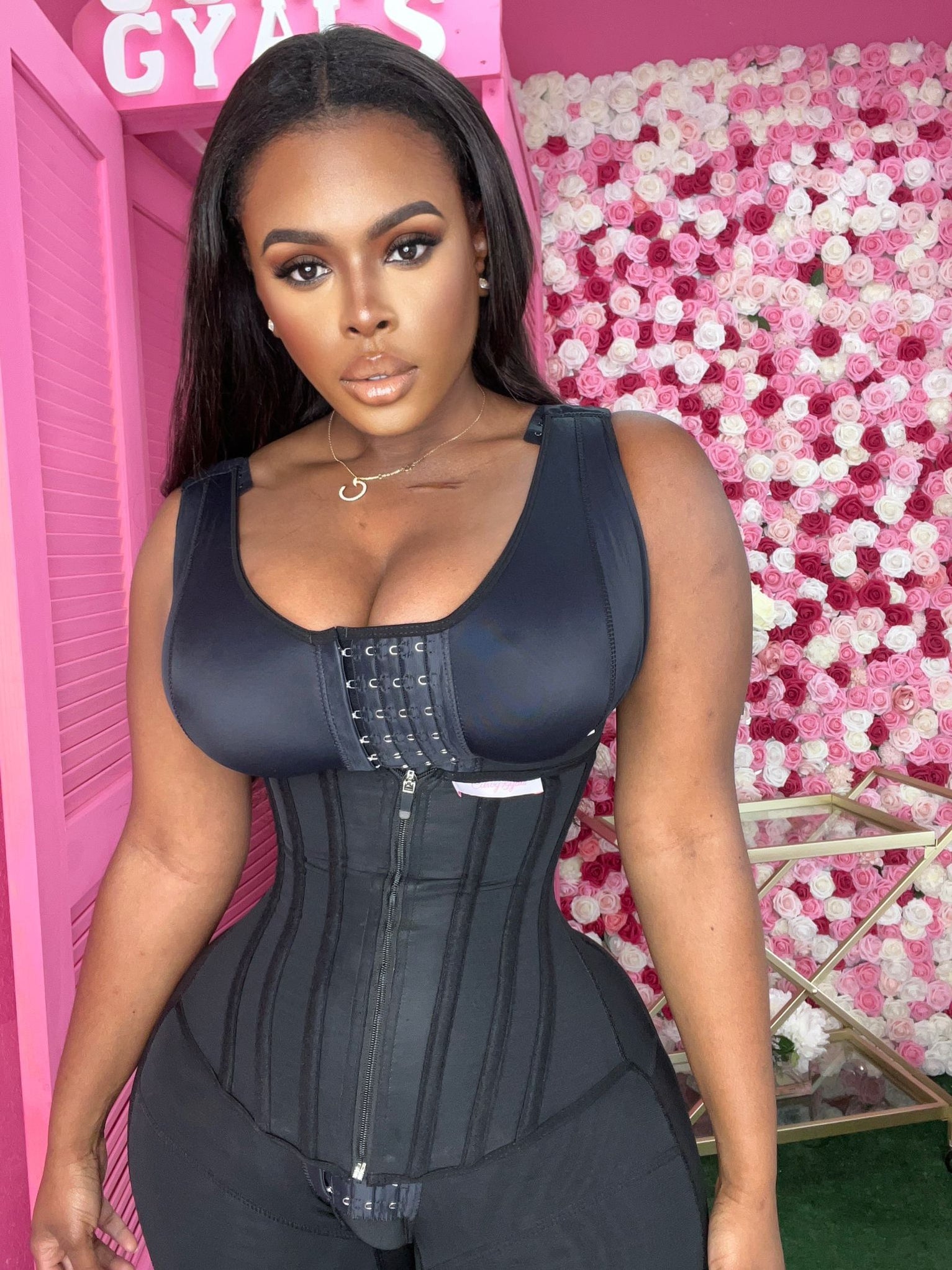 Curvy Gyals Full Body Snatcher Waist Eraser Faja Shape, Support